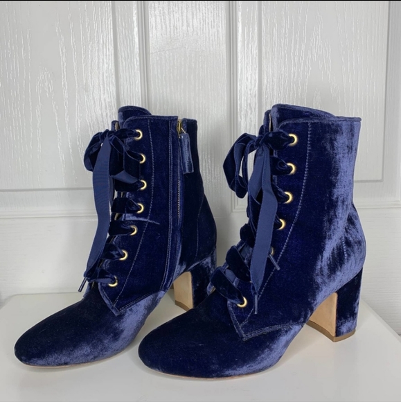 Polly plume any velvet booties - Picture 1 of 11